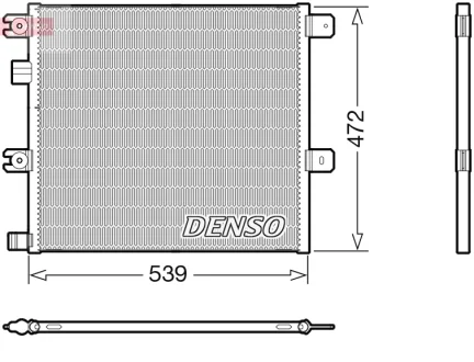 Air conditioning condenser DENSO DCN99077