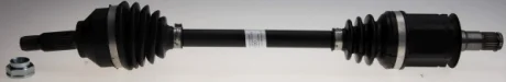 Привідний вал передн Лів 631мм (відновлений) CHEVROLET AVEO / KALOS, CAPTIVA, EPICA, TRAX, FORD FOCUS II, FOCUS III, FOCUS III/HATCHBACK, FOCUS II/KOMBI, HONDA JAZZ III, KIA CEED 1.0-3.2 06.96- SPIDAN 36720