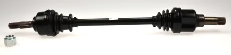 Привідний вал передн Лів 655мм (відновлений) CITROEN C2, C2 ENTERPRISE, C3 I, PEUGEOT 1007 1.4D 02.02- SPIDAN 24194