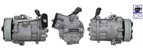 Компресор кондиціонера ALFA ROMEO MITO, CITROEN NEMO, NEMO/MINIVAN, FIAT FIORINO, FIORINO/MINIVAN, PUNTO, QUBO, PEUGEOT BIPPER, BIPPER TEPEE 1.3D 11.07- ELSTOCK 511409