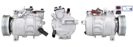 Компресор кондиціонера (відновлений) AUDI A4 ALLROAD B8, A4 B8, A5, A6 C7, Q5 2.0/2.0D 11.07-09.18 ELSTOCK 510966