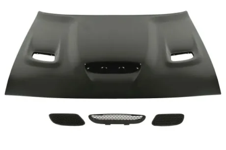 Engine bonnet (with three air inlets, Hellcat, aluminium) fits: DODGE CHALLENGER 09.14- BLIC 6803000950281AP