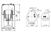 Air suspension bellows PHOENIX 1DF17B2 (фото 2)