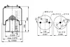 Air suspension bellows PHOENIX 1DF20A8 (фото 2)