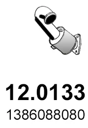 Catalytic converter ASSO 120133