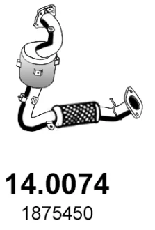 Catalytic converter ASSO 140074