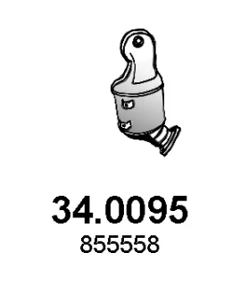 Catalytic converter ASSO 340095