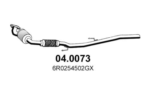 Catalytic converter ASSO 040073