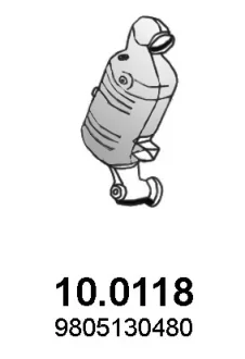 Catalytic converter ASSO 100118