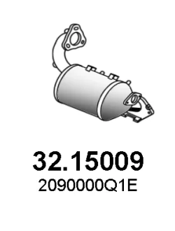 Diesel particulate filter ASSO 3215009