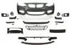 Bumper (front, M PERFORMANCE, complete, with fog lamp holes, with headlamp washer holes, with parking sensor holes, for painting) fits: BMW 2 F22, F23, F87 10.13-06.16 BLIC 5510000069906KP (фото 1)