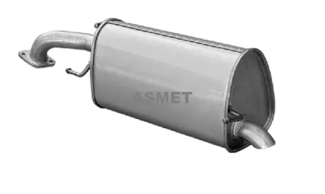 Exhaust system muffler, rear ASMET 31010