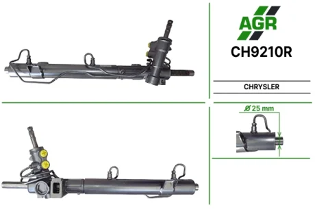Рульова рейка з ГПК, відновлена, CHRYSLER Voyager 2001-2004, DODGE Caravan 2001-2004 AGR CH9210R