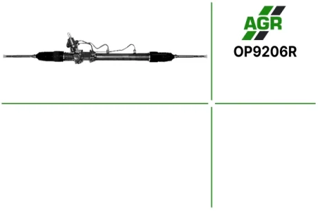 Рульова рейка з ГПК, відновлена, OPEL Frontera B 1999-2004 AGR OP9206R
