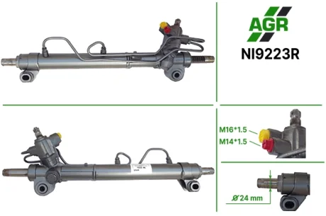 Рульова рейка з ГПК, відновлена, NISSAN X-TRAIL T30 01-07 AGR NI9223R