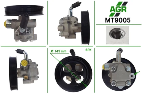 Насос ГПК з механічним приводом, новий, MITSUBISHI L 200 2005-, MITSUBISHI Pajero Sport 08- AGR MT9005