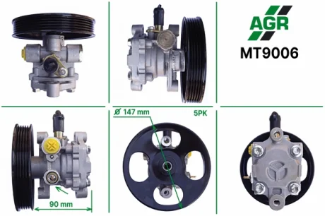 Насос ГПК з механічним приводом, новий, MITSUBISHI LANCER(CS_W) 03-08,LANCER (CS_A) 03- AGR MT9006