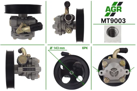 Насос ГПК з механічним приводом, новий, MITSUBISHI LANCER (CS_W) 03-07,LANCER седан (CS_A) 03-,OUTLA AGR MT9003