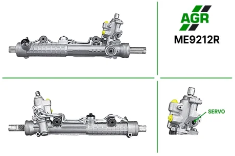 Рульова рейка з ГПК, відновлена, MERCEDES-BENZ S-CLASS (W220) 98-05,S-CLASS купе (C215) 99-06 AGR ME9212R