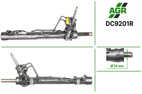 Рульова рейка з ГПК, відновлена, DACIA Logan 04-,RENAULT Sandero 07-,LADA Largus12-,NISSA ALMERA AGR DC9201R