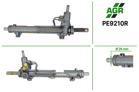 Рульова рейка з ГПК, відновлена, PEUGEOT 406 95-04 AGR PE9210R