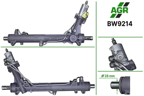 Рульова рейка з ГПК, нова, BMW 5 (E60) 03-10 AGR BW9214