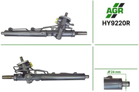 Рульова рейка з ГПК, відновлена, HYUNDAI GETZ (TB) 05-09 AGR HY9220R