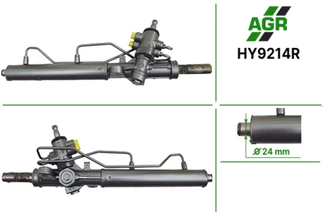 Рульова рейка з ГПК, відновлена, HYUNDAI GETZ (TB) 02-05 AGR HY9214R