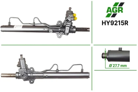 Рульова рейка з ГПК, відновлена, HYUNDAI TUCSON (JM) 04-10;KIA SPORTAGE (JE_) 04- AGR HY9215R