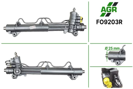 Рульова рейка з ГПК, відновлена, FORD Courier 95-02,FORD Fiesta 95-01,FORD Puma 97-01,MAZDA 121 I AGR FO9203R