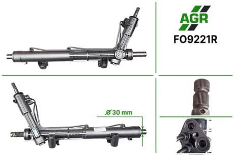 Рульова рейка з ГПК, відновлена, FORD Transit 1985-1991,FORD Transit 1992-2000 AGR FO9221R