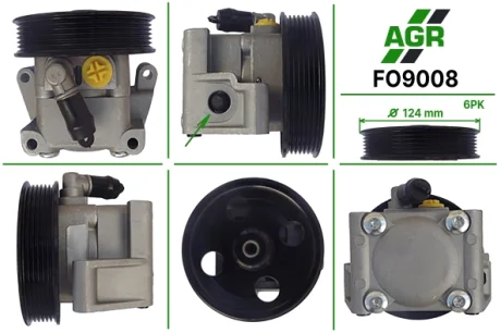 Насос ГПК з механічним приводом, новий, FORD FOCUS 1998-2004 AGR FO9008