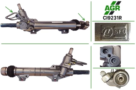 Рульова рейка з ГПК, відновлена, CITROEN Berlingo 2006-2008, Peugeot Partner 2006-2008 AGR CI9231R