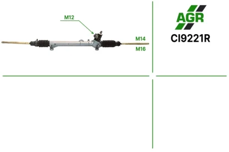 Рульова рейка з ГПК, відновлена, CITROEN XM 89-00 AGR CI9221R