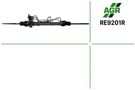 Рульова рейка з ГПК, відновлена, RENAULT 11 81-86, RENAULT 9 81-86, RENAULT 9 86-89 AGR RE9201R
