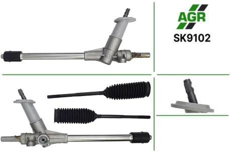 Рульова рейка без ПК, нова, SEAT CORDOBA (6L2) 03-09;SKODA FABIA (6Y2) 99-08;VW FOX (5Z1, 5Z3) 05 AGR SK9102