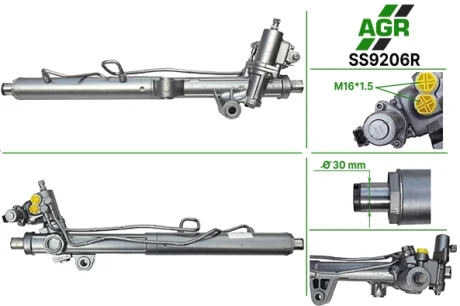 Рульова рейка з ГПК, відновлена, DAEWOO REXTON (GAB_) 02-; SSANGYONG REXTON (GAB_) 02-06 AGR SS9206R