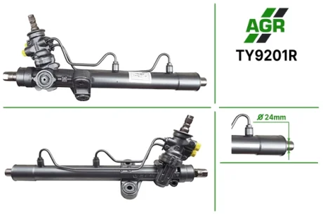 Рульова рейка з ГПК, відновлена, TOYOTA AVENSIS (_T22_) 97-03,AVENSIS Liftback (_T22_) 97-03 AGR TY9201R