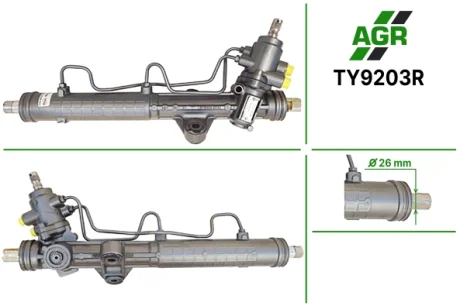 Рульова рейка з ГПК, відновлена, TOYOTA CARINA E (_T19_) 92-97,CARINA E Sportswagon (_T19_) 93-97 AGR TY9203R