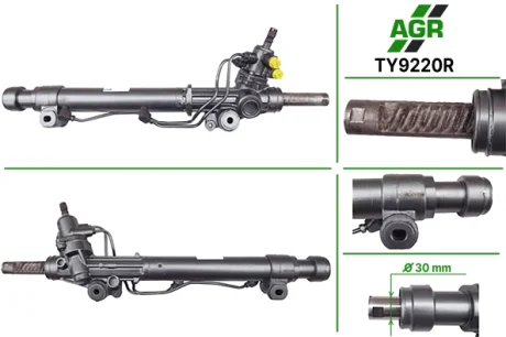 Рульова рейка з ГПК, відновлена, TOYOTA LANDCRUIS PRADO(KDJ12)02-10;LEXUS GX470(UZJ120)02-09 AGR TY9220R