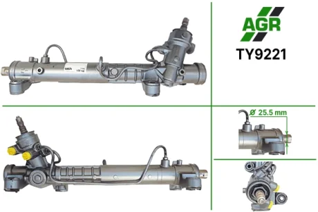Рульова рейка з ГПК, нова, TOYOTA CELICA 1999-2005 AGR TY9221