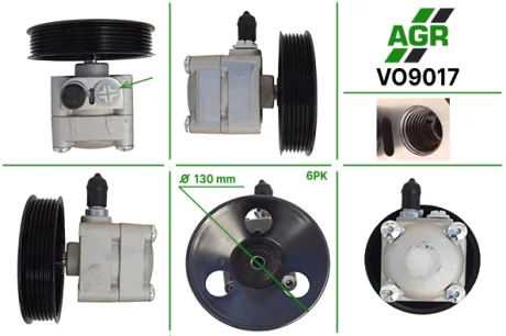 Насос ГПК з механічним приводом, новий, VOLVO C70 I кабрио 98-05,C70 I купе 97-02,S70 97-00,S80 I 99 AGR VO9017