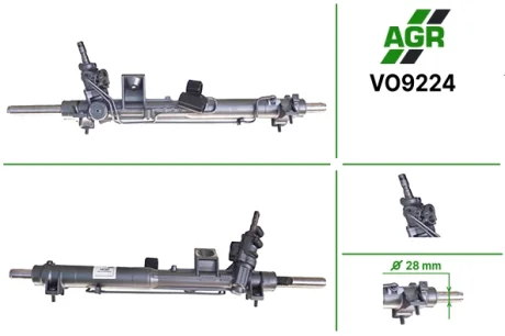 Рульова рейка з ГПК, нова, VOLVO S 80 2000-2006 AGR VO9224