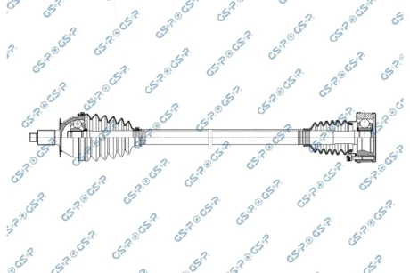 Привідний вал SKODA GSP 261288OL