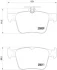 Brake pad set BREMBO P85124E (фото 1)