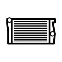 Engine radiator NRF 550419