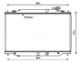 AVA MAZDA Радіатор системи охолодження двигуна CX-5 2.2 D 12-, CX-5 Van SKYACTIV-D 15- AVA COOLING MZ2272 (фото 1)