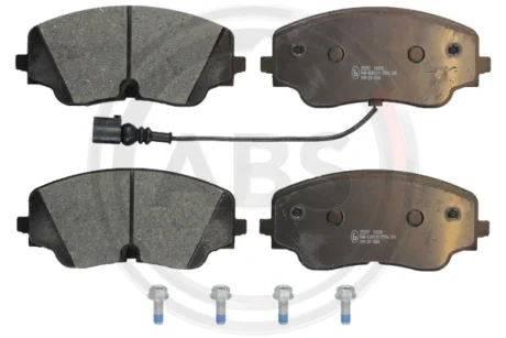 Колодки гальмівні (передні) Audi A3 20-/VW Golf VIII 19-/Tiguan/Arteon 20- (+датчик) A.B.S. 35392 (фото 1)