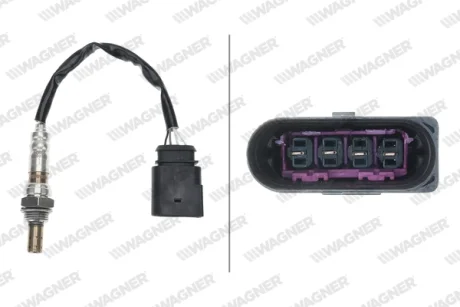 Лямбда-зонд Citroen Berlingo 1.6i/Peugeot Partner 1.4i/Renault Kangoo 1.2 16V/VW Caddy 1.4/1.6i 95- WAGNER LBS00105