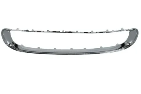 Рамка решітки бампера передн (середн, хром) MINI MINI CLUBMAN R55, MINI CLUBVAN R55, ONE / COOPER R56, R57, R58, R59 10.06- BLIC 6502074001912P